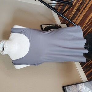 Gray Sleeveless Tank Top